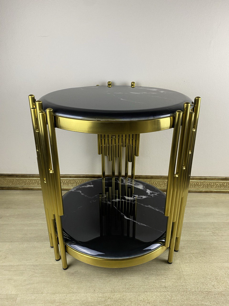 Журнальный столик Rods/2 black bronze фото Купить Журнальный столик Rods/2 black bronze